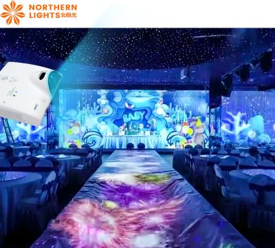 China Holographic Display Immersive Projector Interact Creative Restaurant Experience for sale