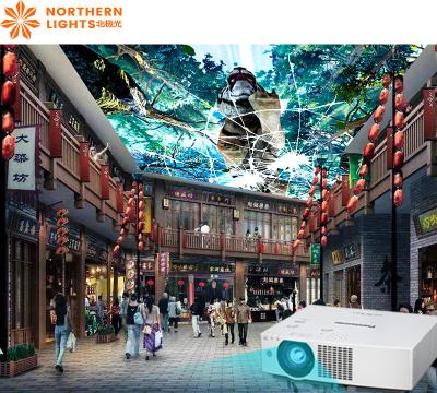 China Hotel Interactive Digital Projection Sky Immersive Projection System for sale