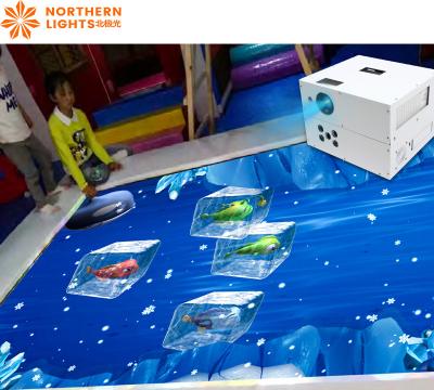 中国 床に投影された室内ゲーム 床ゲームのためのトランポリン投影機 販売のため