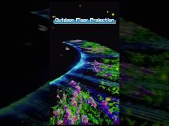 Outdoor Infrared Motion Sensor Interactive Projection Immersive Floor Interactive Game
