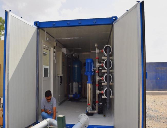 Container River Brackish Water Borehole Well Underground Water Reverse Osmosis System for Greenhouse Agriculture Irrigation