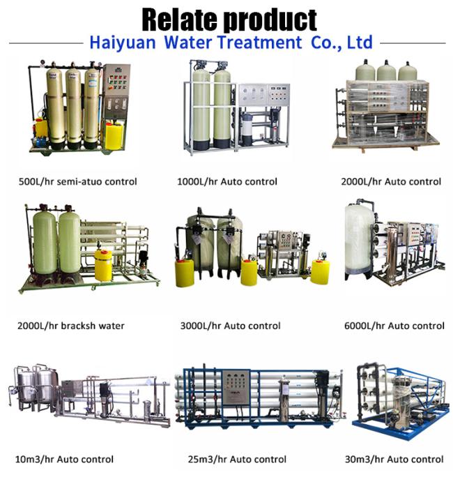 Container River Brackish Water Borehole Well Underground Water Reverse Osmosis System for Greenhouse Agriculture Irrigation