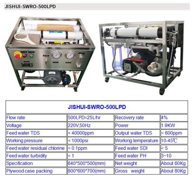 Marine Sea Water Maker for Yacht and Fishing