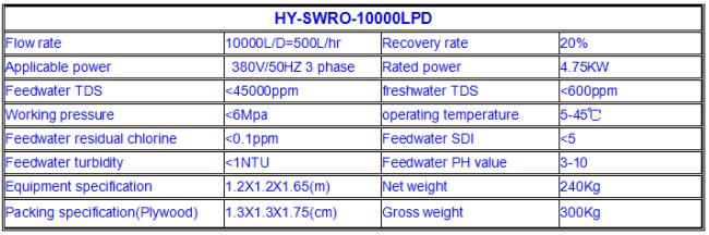 Marine Water Salt Water Desalination Plant RO Sea Water Seawater Desalination Plant for Salt Water