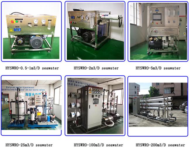 Marine Water Salt Water Desalination Plant RO Sea Water Seawater Desalination Plant for Salt Water