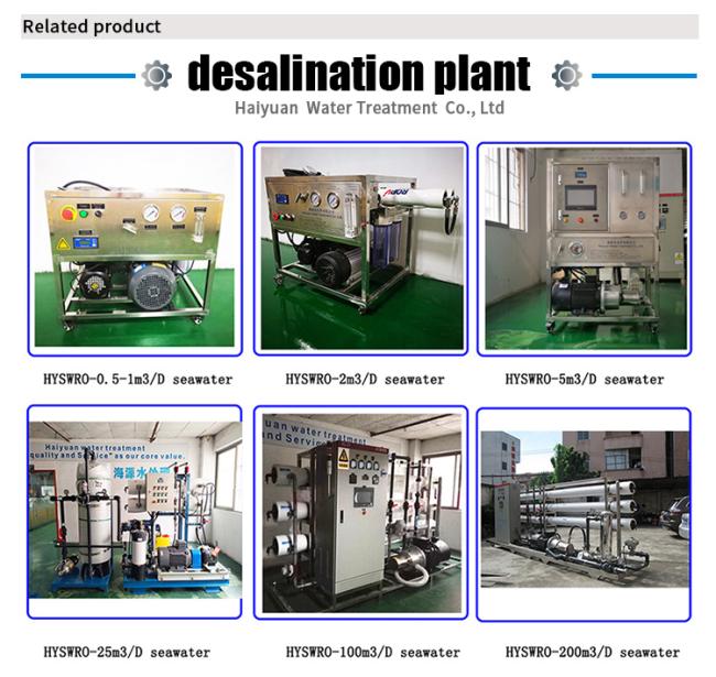 Water Desalination Unit Watermaker Boat Desalinator Seawater Sea Water Desalination Plant Machine