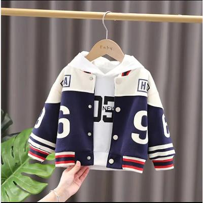 China Breathable Cotton Boys Baseball Jacket	Boys Sports Wear For Age 0-15 for sale