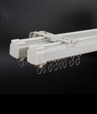 China Width 20mm Monorail Aluminum Alloy Ceiling Curtain Track 55'' for sale