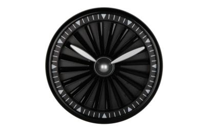 China Airplane Mute 14 Inch Wall Clock , Turbine Propeller Clocks for sale