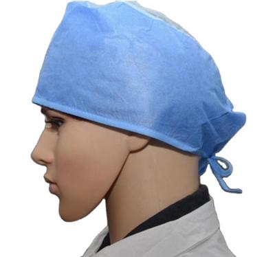 China Spunbond Disposable Non Woven Cap For Surgical Nurse 20g 25g 30g for sale