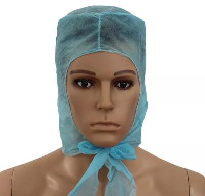 China Customized Disposable Surgical Hood , Non Woven Head Cap With PP SMS Material for sale