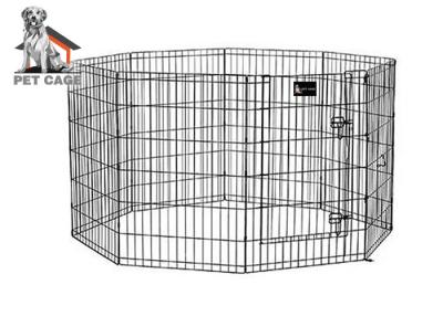 China Black Metal Indoor/Outdoor Exercise Pen for sale