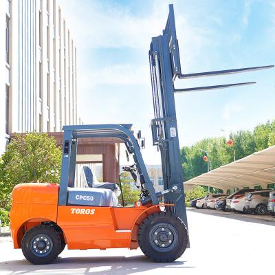 China Solid Tyre Diesel Powered Forklift for sale