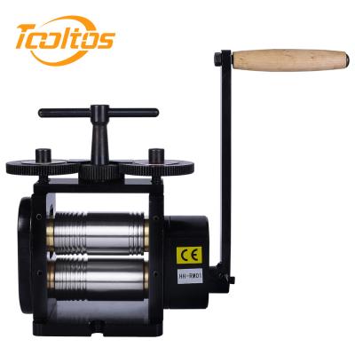 China Tooltos 130mm Manual Jewelry Tablet Press Rolling Mill Machine for sale