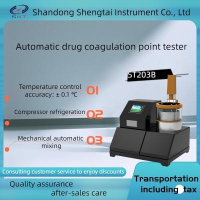 China Instrumento líquido automático del punto de coagulación de ST203B para detectar la pureza de la mezcla automática mecánica de las drogas en venta
