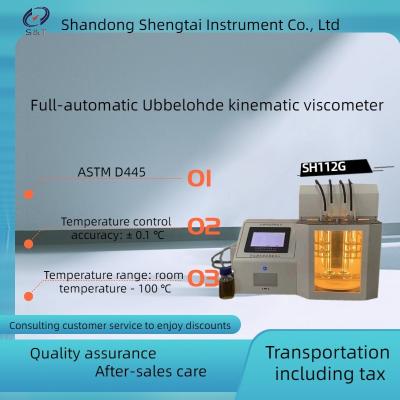 China Oil and polymer dilute solution kinematic viscosity SH112G fully automatic Ukrainian kinematic viscosity tester for sale