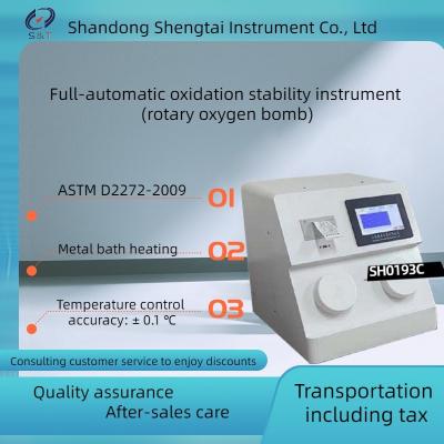 China Instrumento de gerencio ASTMD2272-2009 da estabilidade da oxidação da bomba do oxigênio do óleo de lubrificação de SH0193C à venda
