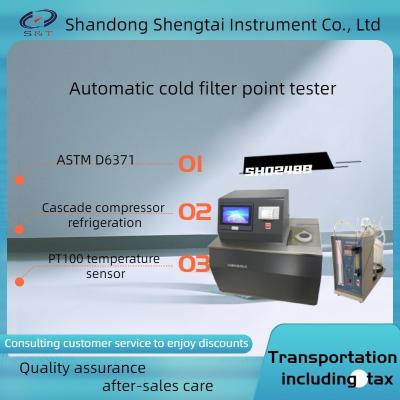 Chine Équipement d'essai adopté de gazole d'affichage à cristaux liquides de contact de couleur pour l'appareil de contrôle froid complètement automatique de point de filtre à vendre