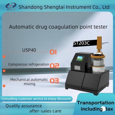 China Detecção ácida acética automática do ponto de coagulação do glicol de polietileno do instrumento do ponto de coagulação da droga de ST203C à venda