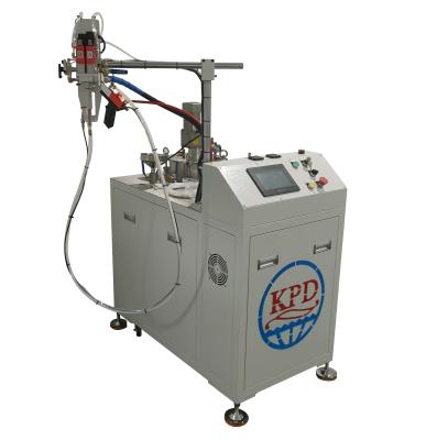China Foot Pedal Control Glue Potting Machine for AB Part Adhesive Condition for sale