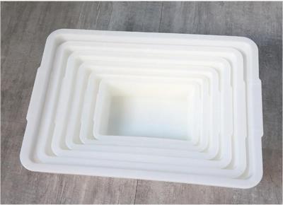 Китай Белый ящик прямоугольная пластиковая корзина ледяной поднос Пикантная горячая еда Бассейн супермаркет Хранилище Склад для сохранения Корзина для овощей продается
