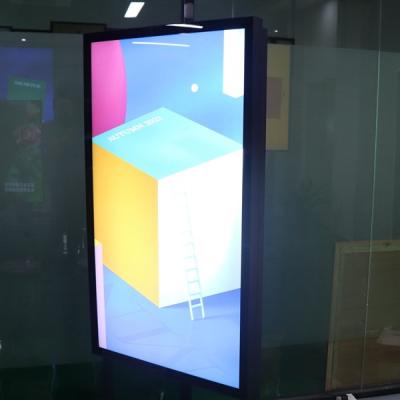China 49inch Lcd exterior indica o totem exterior da propaganda interativa do jogador 5000nits da propaganda do Lcd à venda