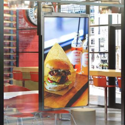 China 55 Inch Double Sided Digital Signage Screens Window Sunlight 1920x1080 for sale