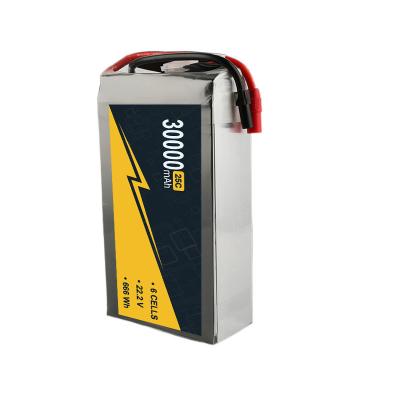 China CE 6s 30000mah Lipo Battery 22.2v Rc Car Lipo Battery Excellent Security for sale