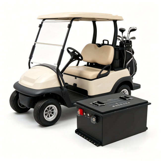 51.2V 100Ah LiFePO4 Golf Cart Battery Pack - Professional lithium battery for electric vehicles
