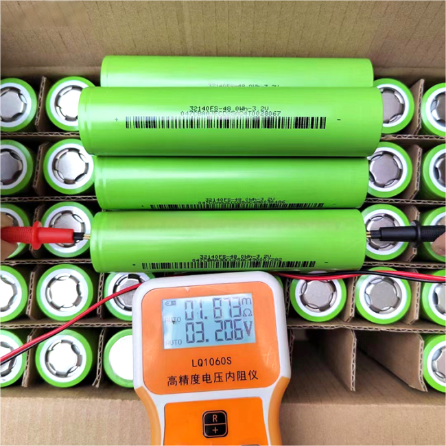32140 LiFePO4 battery cell technical specifications diagram