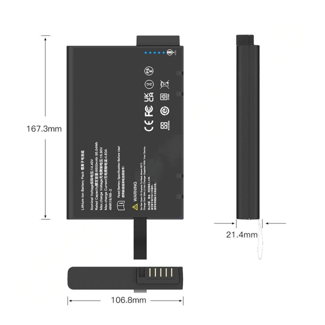 14.4V 6900mAh Smart Battery Pack for Medical Devices