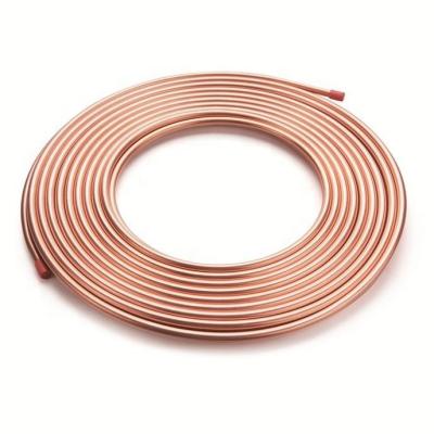 China High Quality Refrigeration Air Conditioner Connecting Copper Pipe Pancake Coil Capillary Copper Coil Copper tube for sale
