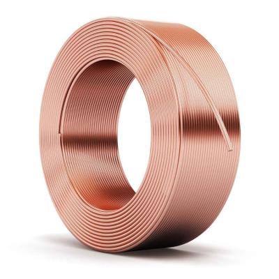 China Air Conditioner Connecting Copper Pipe Pancake Copper Material Capillary Coil Tube 120mm for sale