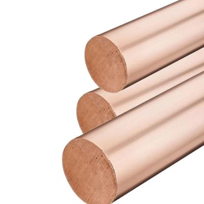 China Pure Copper Bar Rod 99.9% 99.99% 99.95% 	Copper Material C1100 C10200 C18980 C15715 for sale
