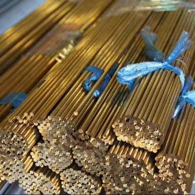 China Material de cobre resistente a la corrosión C2100 C21000 Cuzn5 CZ125 H95 Barra de cobre sólida en venta