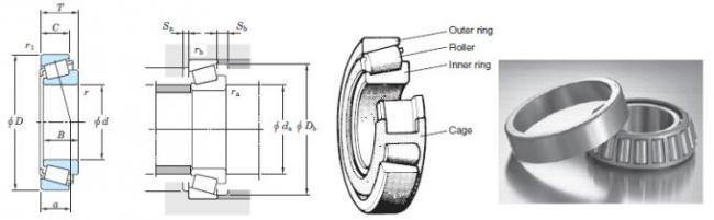 KOYO 32308JR Tapered Roller Bearing / Cone roller bearing KOYO 32308JR Axle Differential Bearing