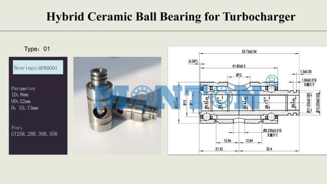 ceramic turbocharger bearings