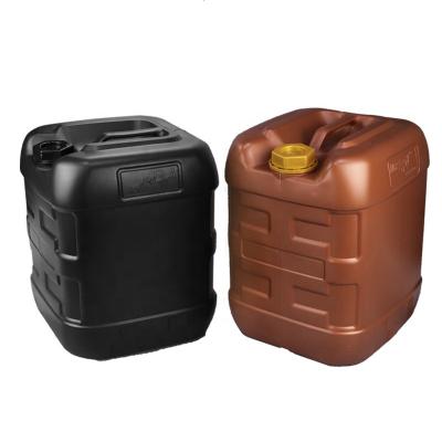 China Plastic Tight Head 25L 5 Gallon Chemical Containers 63mm Rieke Opening for sale