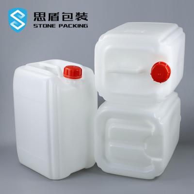 China Chemical Storage White Translucent 41mm Hdpe Jerry Can 20 Litre for sale