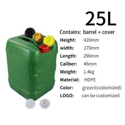 China 1.4KG 5 Gallon Chemical Containers  Liquid Packaging Jerry Can 25 Litre for sale