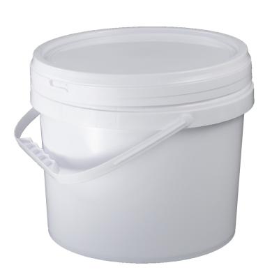 China CMYK White 5 Gallon 20 Litre Paint Bucket With Lid Plain Lacquered for sale