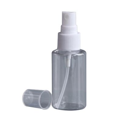 China Recyclable 40ml Alcohol Transparent PET Spray Bottle 73*34mm for sale