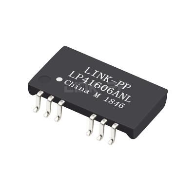 China Pulse HX0068ANL Compatible LINK-PP LP41606ANL 10/100 Base-T Single Port SMT 12 PIN Low Profile PC Card Lan Transformer Modules for sale