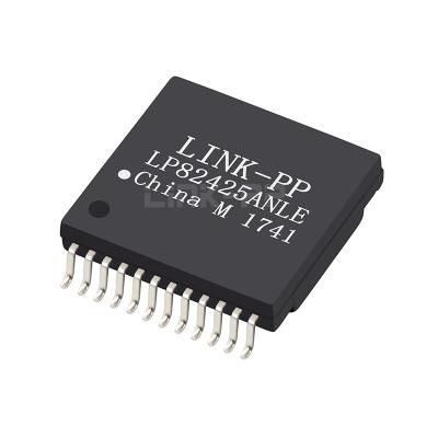 China LP82425ANLE Single Port 1000 BASE-T Ethernet Transformer Modules PoE 24 Pin for sale