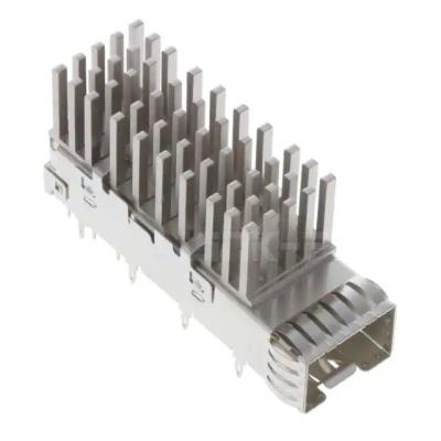 China 2291634-3 TE SFP+ Cage With Heat Sink 16 Gb/s External Springs for sale