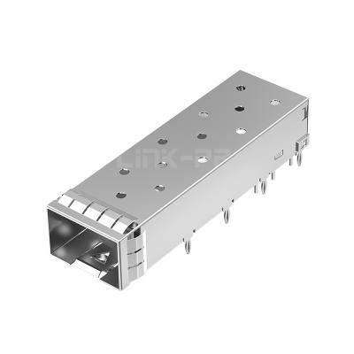 China LINK-PP LP11BC02000 SFP 1x1 Cage With Grounding Pin for sale