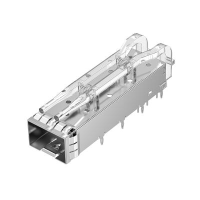 China LINK-PP LP11BC02100 SFP 1x1 Cage Press-Fit With Lightpipe for sale