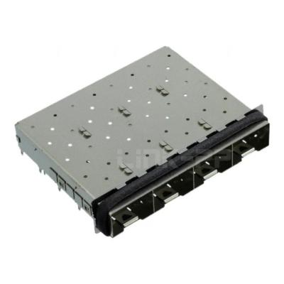 China TE 2057833-1 CONN SFP+ CAGE 1X4 PRESS-FIT R/A Through Hole Press-Fit Mount for sale