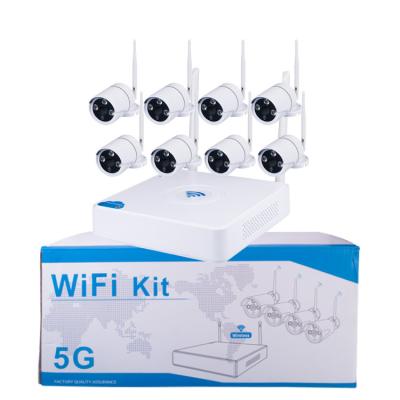 China Wireless Security CCTV Surveillance Camera Systems 5MP WiFi NVR for sale