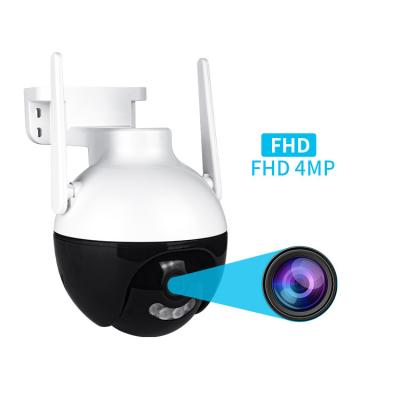 China 5X Digital Zoom IP Wifi PTZ Dome Camera Wireless With One Key Arming for sale